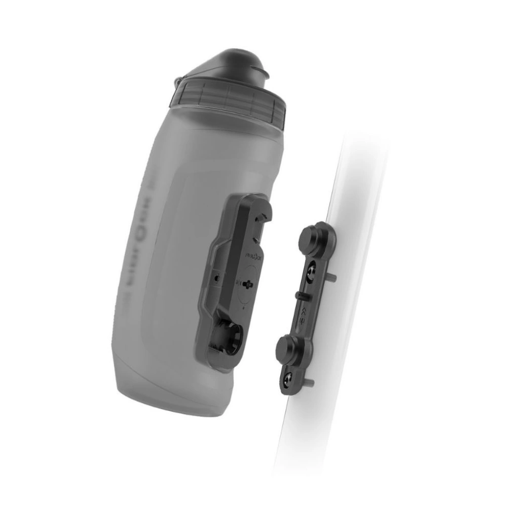 Fidlock TWIST magnetna boca + adapter za bicikl - 590 ml - transparent black 