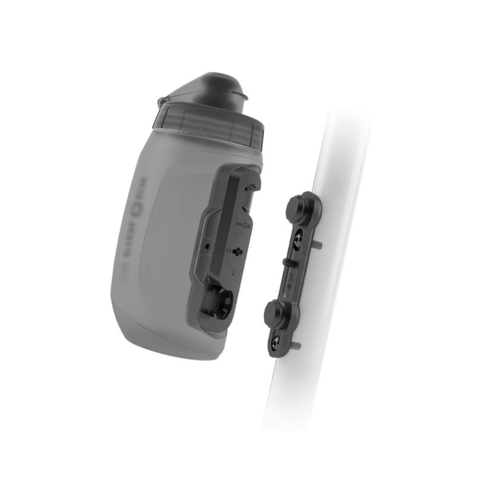 Fidlock TWIST magnetna boca + adapter za bicikl - 450 ml - transparent black 
