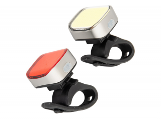 Lampa prednja i zadnja punjiva 140 chips led usb 