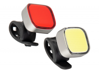 Lampa prednja i zadnja punjiva 140 chips led usb 