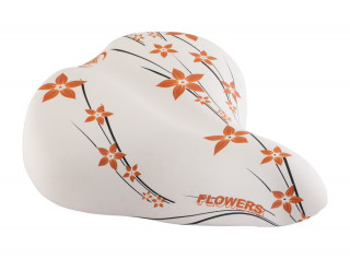 Sedlo happy flowers city komfort sa oprugama krem med boja (art.cr 061) 