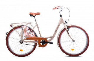 Gradski bicikl Diana mat bež kontraš 26 17 