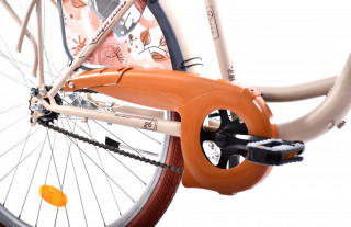 Gradski bicikl Diana mat bež kontraš 26 17 