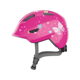 ABUS KACIGA ZA DECU SMILEY 3.0 - PINK BUTTERFLY - VEL:M 