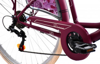 Bicikl TOUR-DIANA CITY 28/6HT ljubicasti 