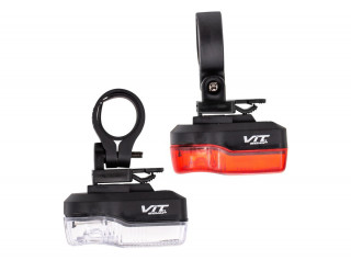 LAMPA PREDNJA I ZADNJA 3 WHITE/RED LED ZA VOLAN I SEDLO JY-173 2022 