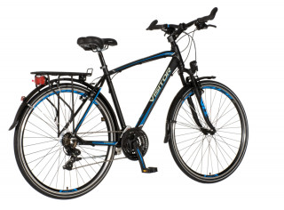 Bicikl Visitor Terra man 28 crno plavi 