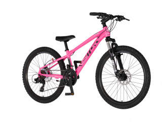 Bicikl Visitor Cascade 24 roze crni 