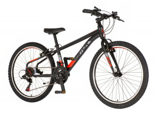 Bicikl Visitor Radiance 24 crno crveni 