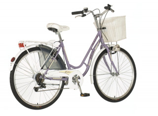 Bicikl Visitor Fashion Machiato 26x1.3/8 ljubičasto beli 