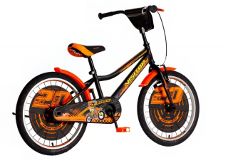 Bicikl dečiji VISITOR MOTOCROSS 20 TV CELIK 10 CRNA 