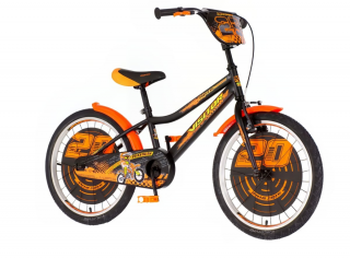 Bicikl dečiji VISITOR MOTOCROSS 20 TV CELIK 10 CRNA 