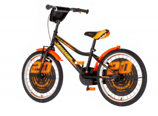 Bicikl dečiji VISITOR MOTOCROSS 20 TV CELIK 10 CRNA 