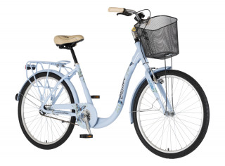 Bicikl gradski FASHION VISITOR BUTTERFLY 26 ALU 17 V-BRAKE KONTRA QUANDA PLAVI 