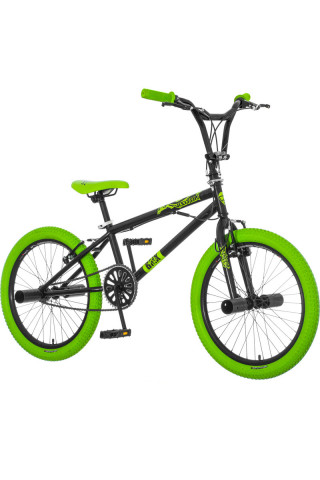 Bicikl Scout BMX Freestyle crno-zeleni 