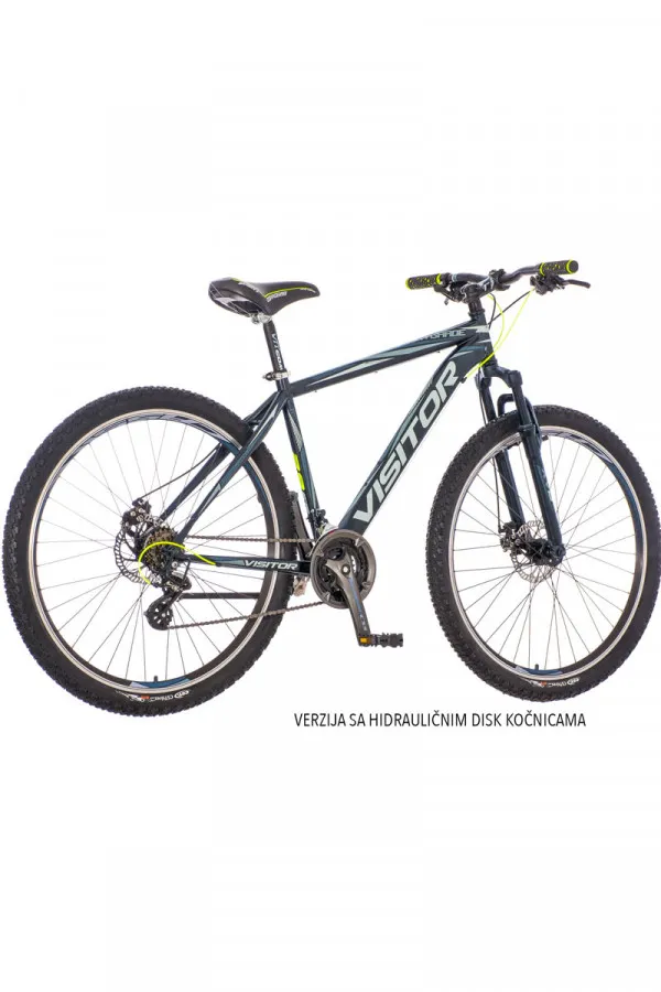 Bicikl MTB Visitor Avangard hidraulični disk crno-sivi 29