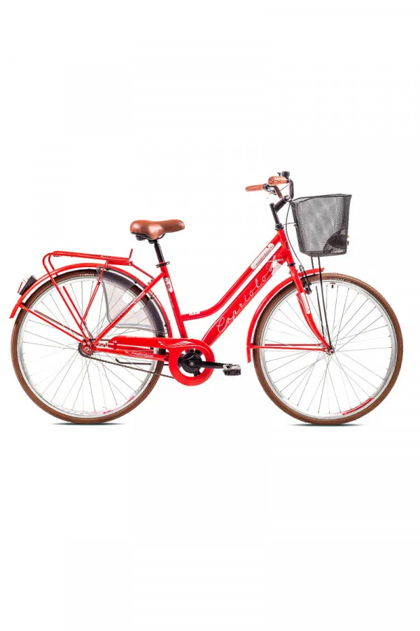 Bicikl gradski Capriolo Amsterdam Lady crveni 28 18 