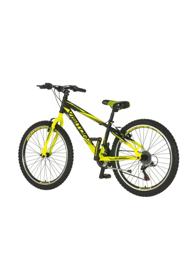 Bicik mtb Visitor Fox 24 zeleno crno sivo 24