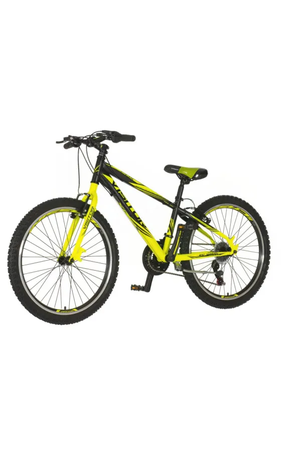 Bicik mtb Visitor Fox 24 zeleno crno sivo 24