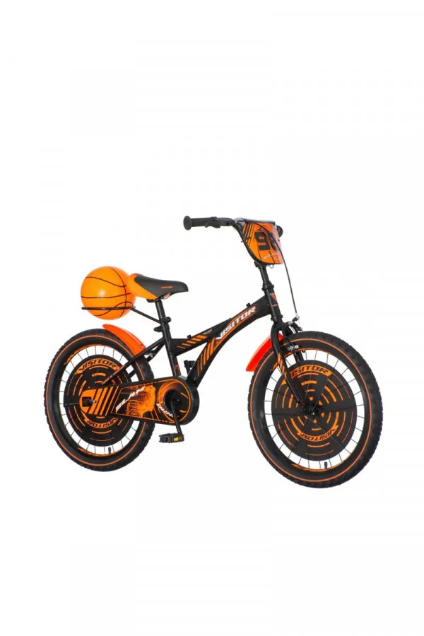 Bicikl dečiji Visitor X-KIDS Basket crno narandzasti 20 