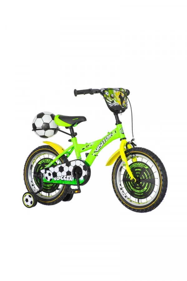 Dečiji bicikl Visitor Soccer fluo zeleni 16