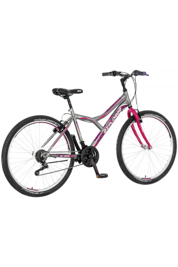 Bicikl MTB Explorer Daisy sivo rozi 17 26 