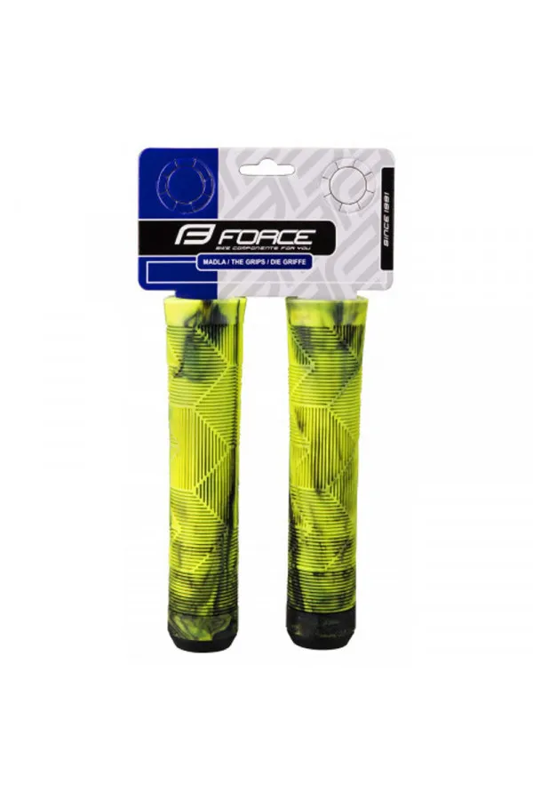 Rucke kormana gripovi Force BMX145mm gumeni, crno-fluo 