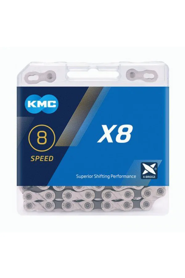 Lanac Kmc X-8 silver za 8 brzina 
