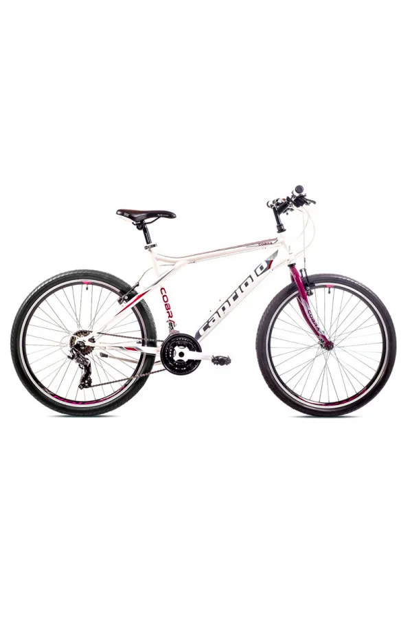 Bicikl Capriolo mtb Cobra belo-ljubicasta 26