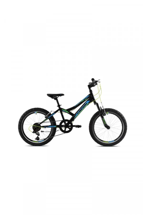 Bicikl dečiji mtb Capriolo Diavolo 200 FS crno plavo zeleno 