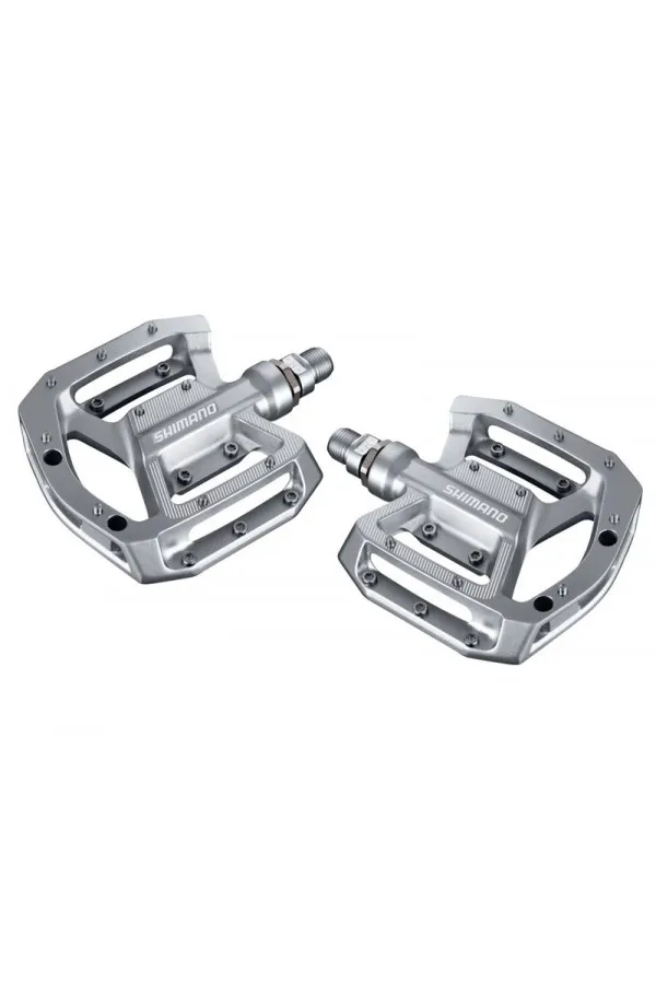 PEDALE SHIMANO PD-GR500, FLAT, W/O REFLECTOR, SILVER, IND.PACK 