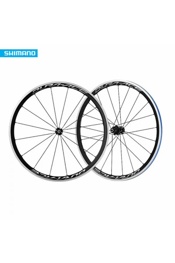 TOCKOVI SHIMANO DURA ACE WH-R9100-C40-CL, FRONT & REAR, 16H/21H, RIM CARBON CLINCHER, OLD 100/130MM, 