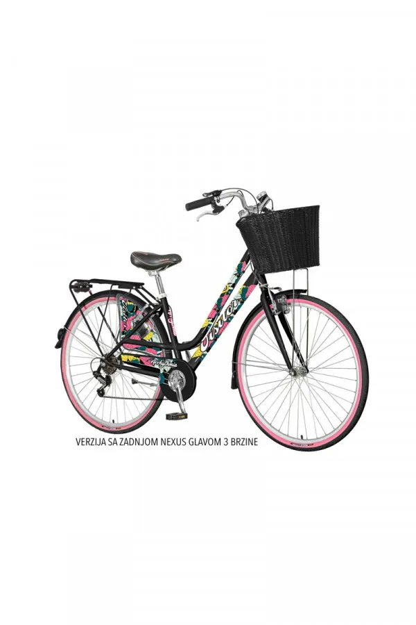 Bicikl gradski Visitor Fashion Multicolor 16/28