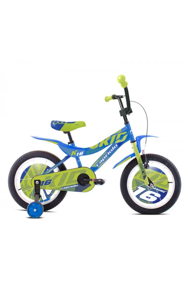 Bicikl dečiji Capriolo Kid 16 plavo-zeleni 