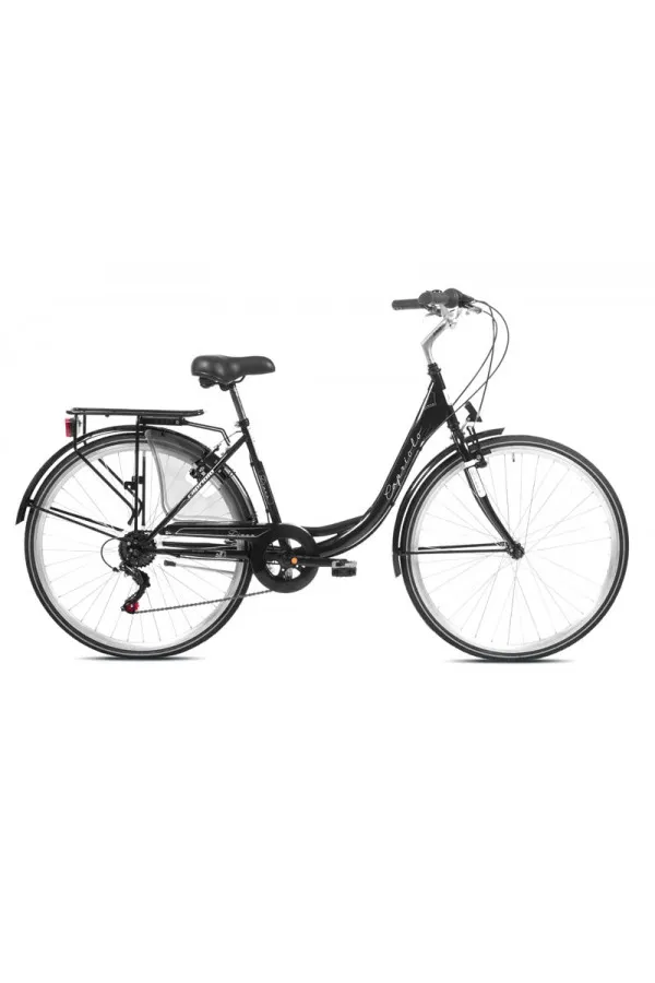 Bicikl gradski Capriolo Diana crna 18 28 