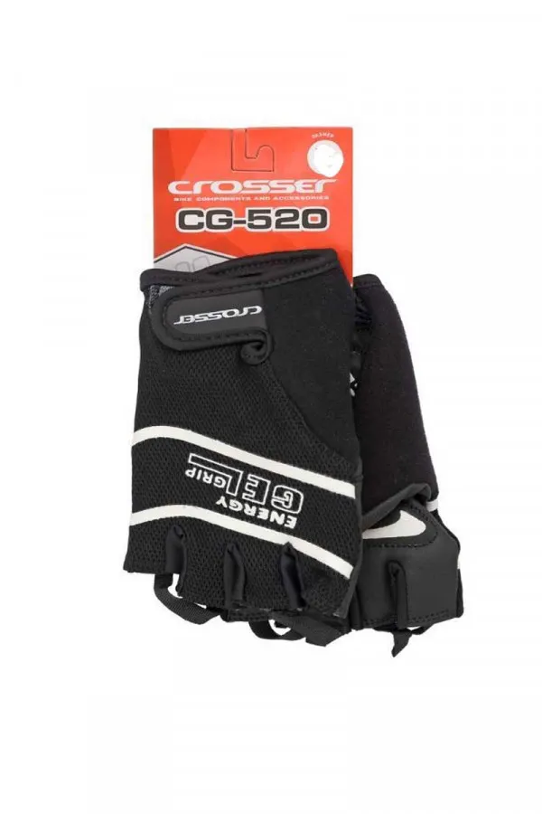 RUKAVICE CROSSER CG-520 SHORT FINGER CRNE 