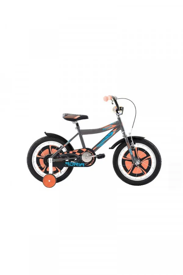 Bicikl dečiji Adria Rocker sivo narandžasti 16 