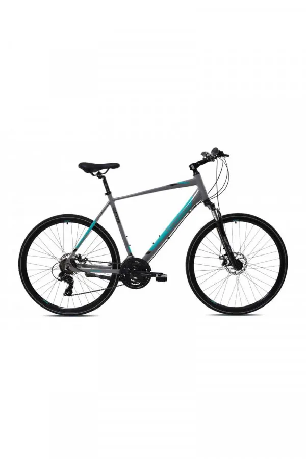 Bicikl Trekking Capriolo  Roadster trek man sivo-tirkiz 28 20 