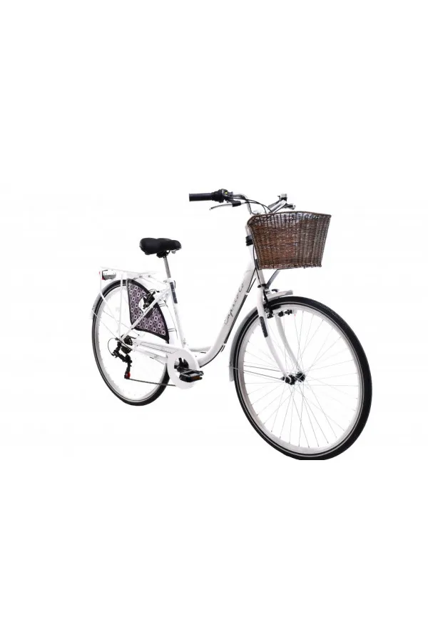 Gradski bicikl Capriolo belo crni 18 28 