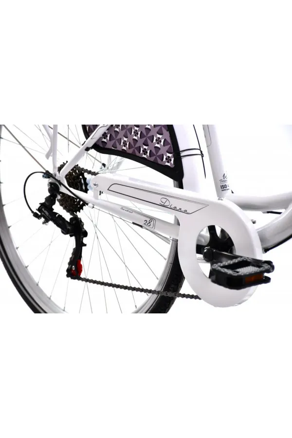 Gradski bicikl Capriolo belo crni 18 28 