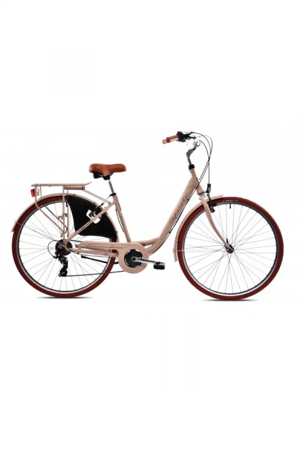 Gradski bicikl Capriolo Diana S mat bež 18 28 