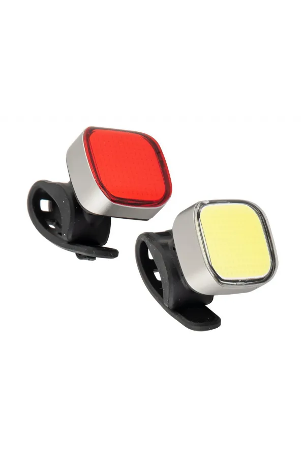 Lampa prednja i zadnja punjiva 140 chips led usb 