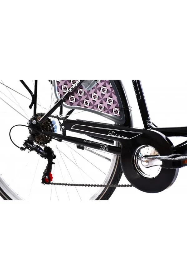 Gradski bicikl Diana city 18 28 crna 