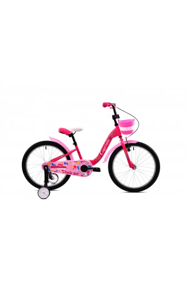 Bicikl dečiji Capriolo VIOLA 20  pink-belo 