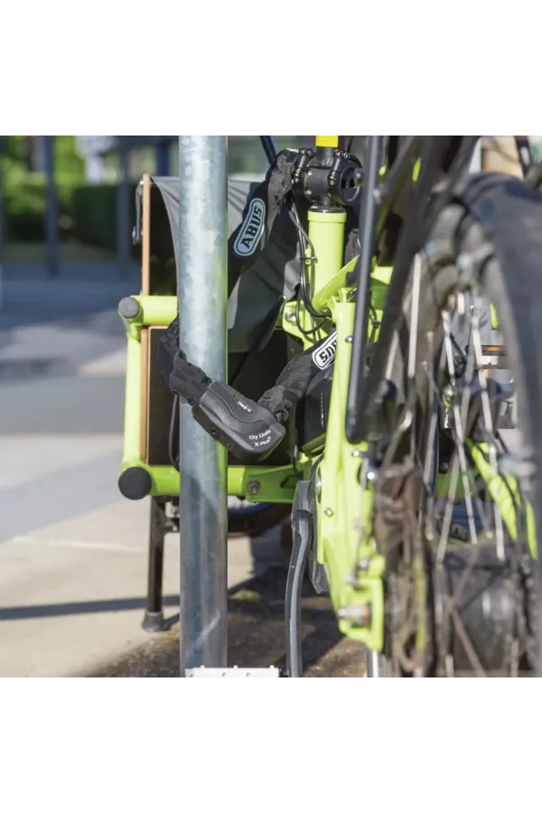 Abus brava Granit CityChain Xplus 1060/110 KA –black OneKey 