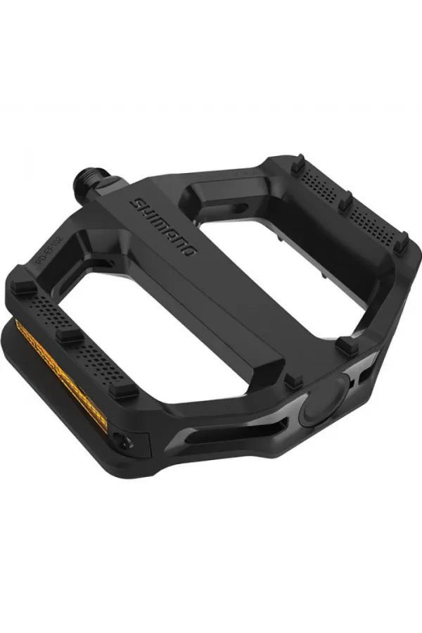 PEDALE SHIMANO PD-EF102, W/REFLECTOR, BLACK, IND.PACK 