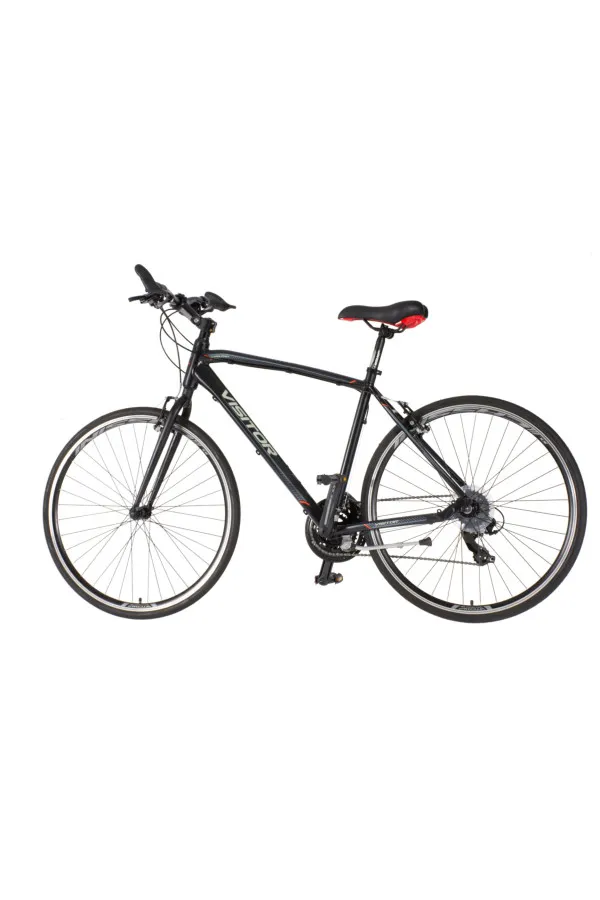 Bicikl Visitor Terra man 28 crno sivi 