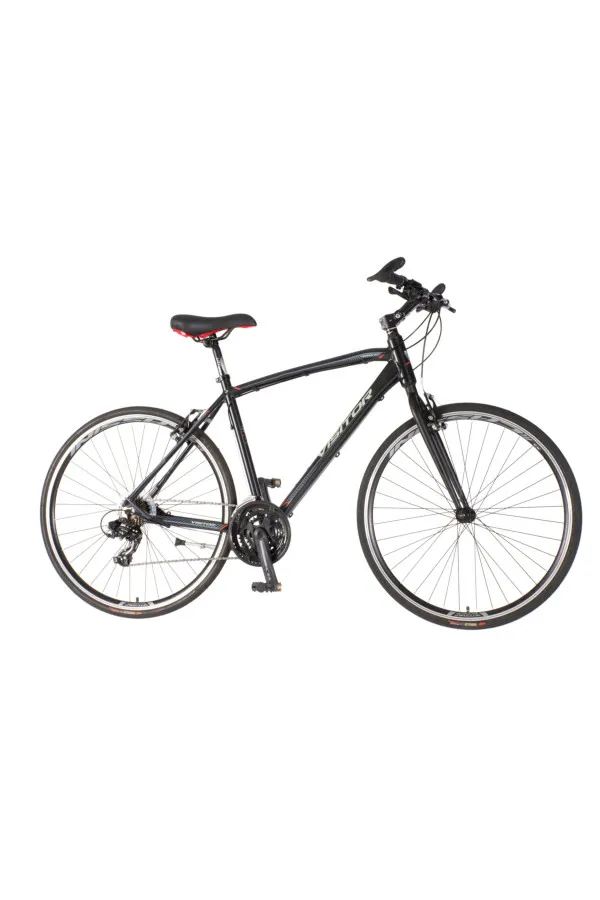 Bicikl Visitor Terra man 28 crno sivi 