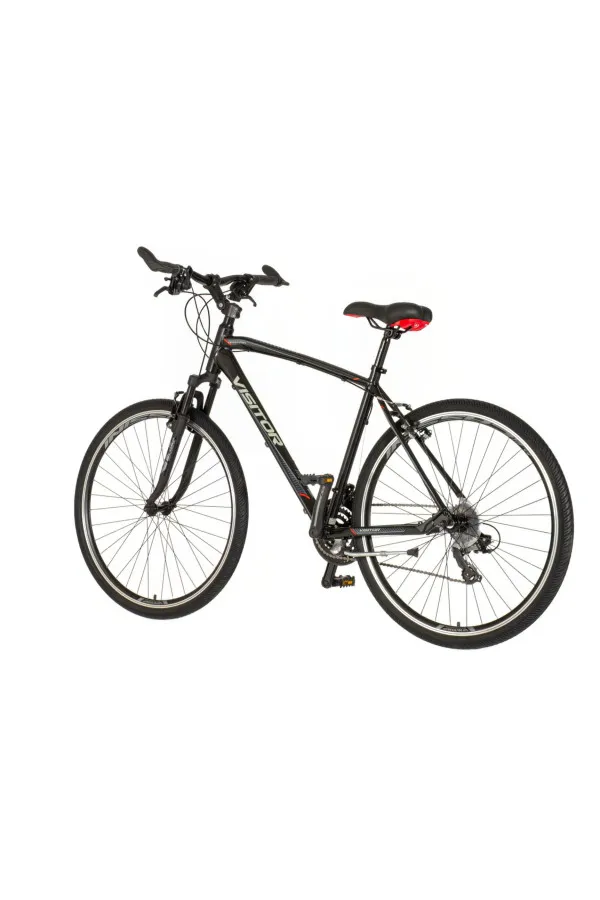 Bicikl Visitor Terra man 28 crno sivi 