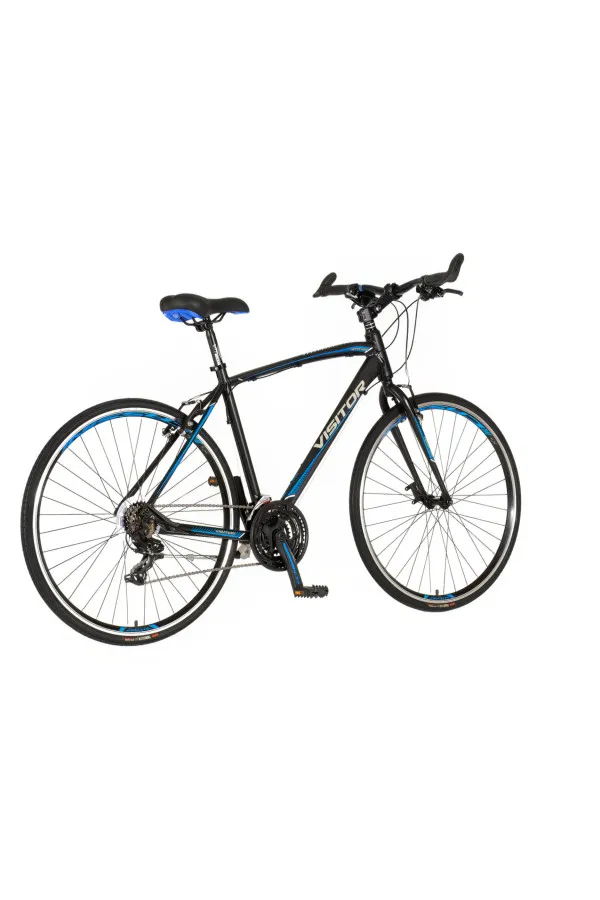 Bicikl Visitor Terra man 28 crno plavi 